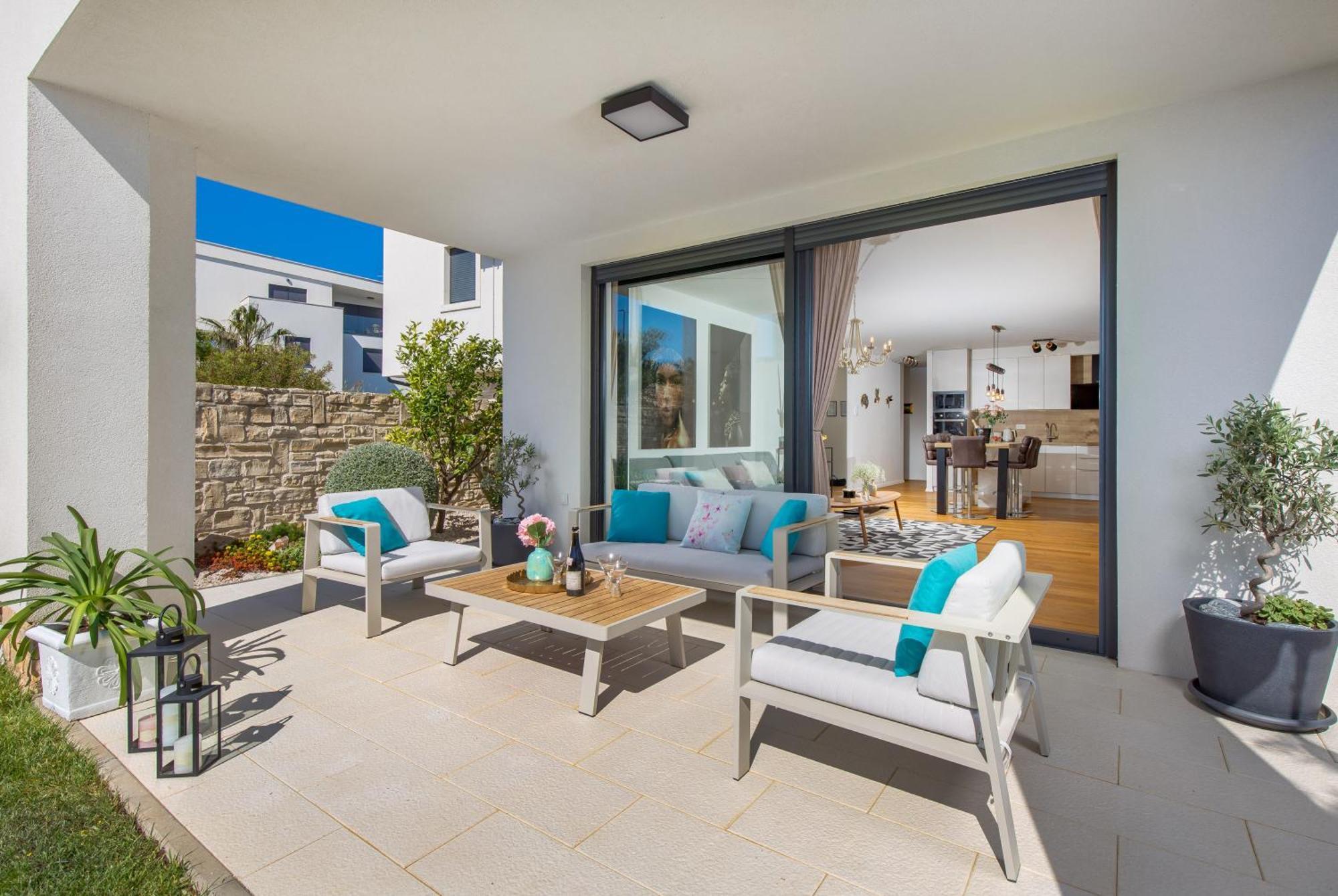 Luxury Apartment Hyperion With Private Pool And Garden Murter Exteriér fotografie