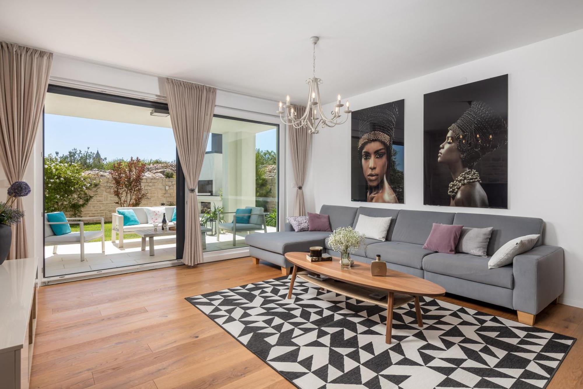 Luxury Apartment Hyperion With Private Pool And Garden Murter Exteriér fotografie