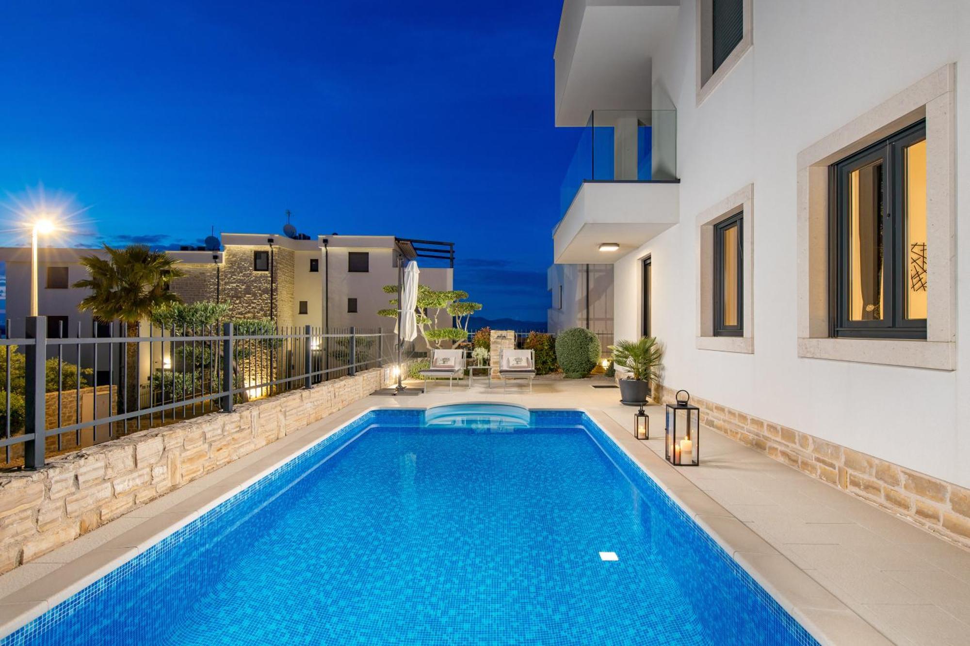 Luxury Apartment Hyperion With Private Pool And Garden Murter Exteriér fotografie