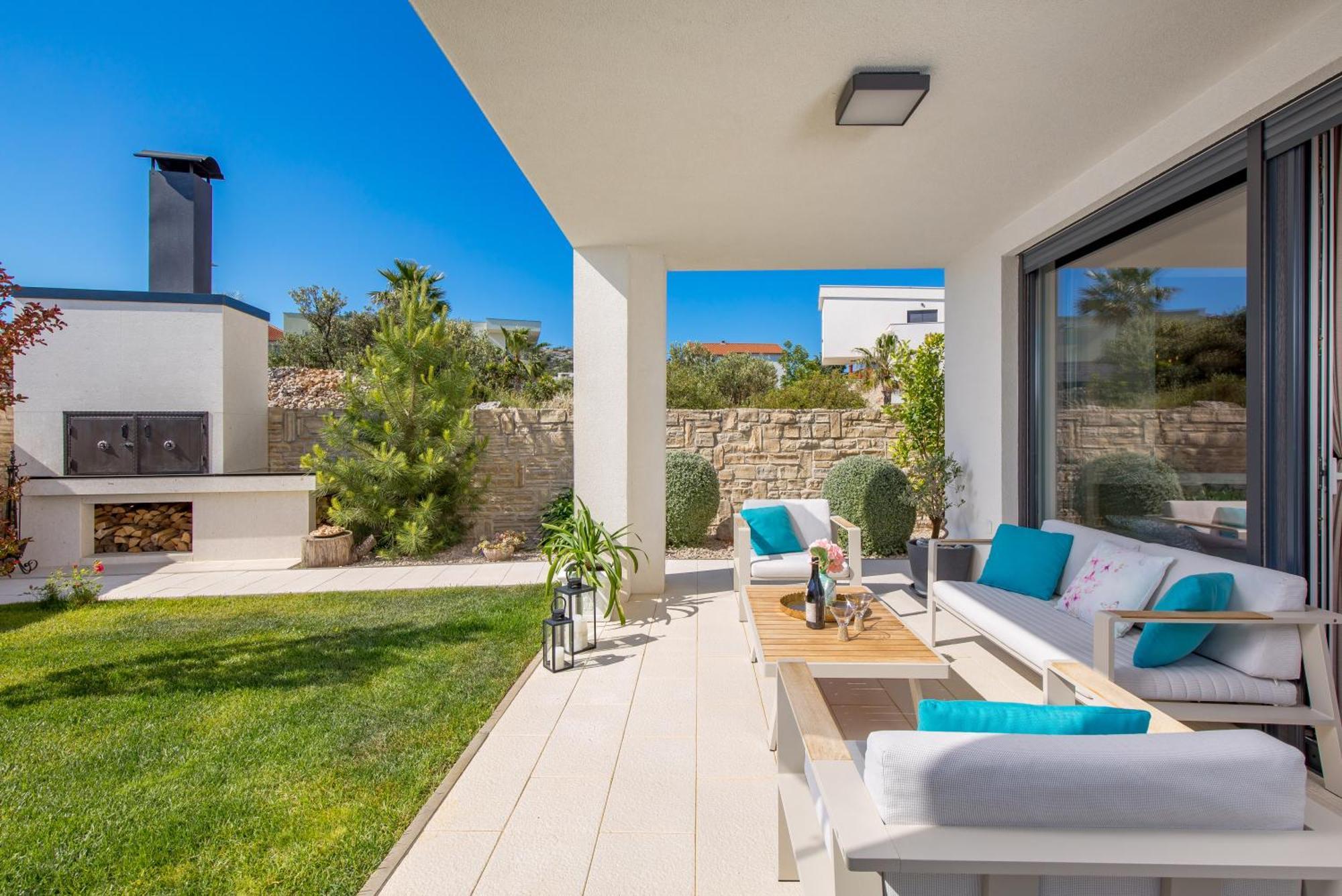 Luxury Apartment Hyperion With Private Pool And Garden Murter Exteriér fotografie
